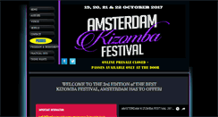 Desktop Screenshot of amsterdamkizombafestival.com